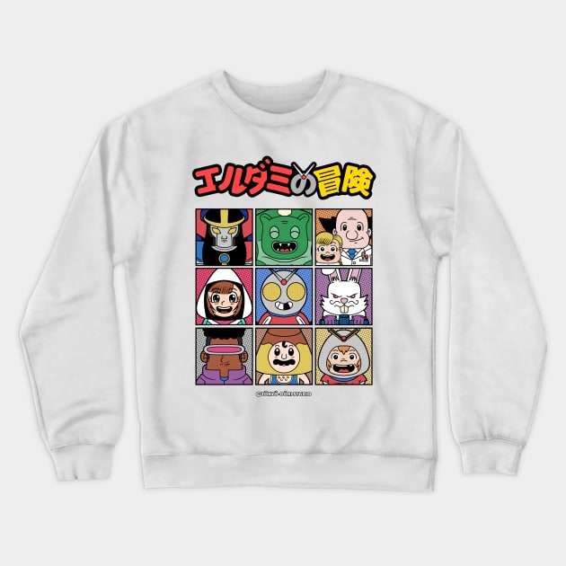 Erudami's Adventure Crewneck Sweatshirt by tokyodori